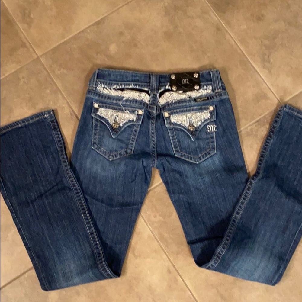 Miss Me jeans with silver bling. - Picture 6 of 13